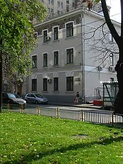 Доходный дом В.&nbsp;В.&nbsp;Назаревского  (№ 49А по проспекту Мира), вид из Капельского переулка