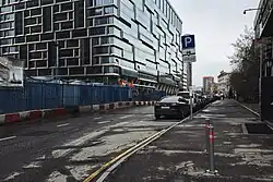 Стройка вокруг корпусов на Кутузовском проспекте, 2016 год