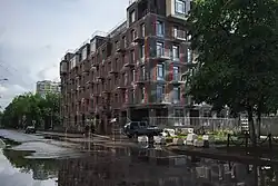 Пересечение с улицей Хромова