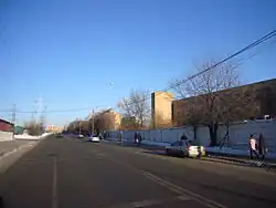 Вид в начало ул. Москворечье со стороны ул. Маршала Шестопалова