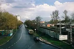 Вид с Останкинского путепровода