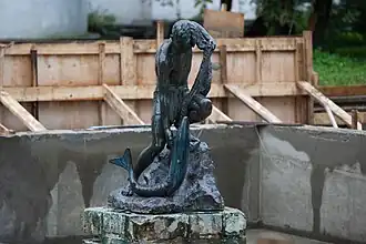 Фонтан на реконструкции (2013 год)