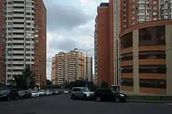 Улица Маршала Судца, вид в восточном направлении