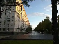 Вид улицы от Университетского проспекта