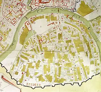 Карта Замоскворечья и Якиманки (1760—1768)