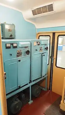 Аппаратура в вагоне-путеизмерителе УМ5 806