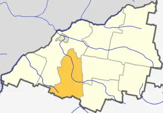 Моседское староство на карте