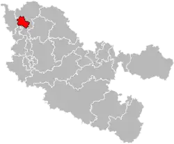 Тьонвиль на карте