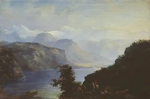 Горное озеро (1844).