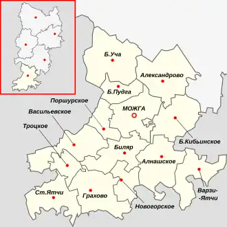 Варзи-Ятчинская волость на карте