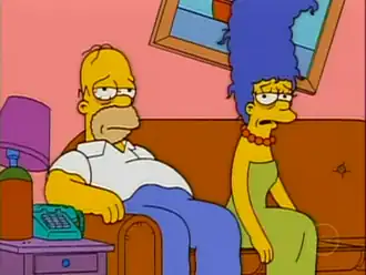 Симпсоны не могут уснуть из-за шума самолётов над их домом