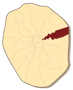 Первомайский район на карте 1960 года