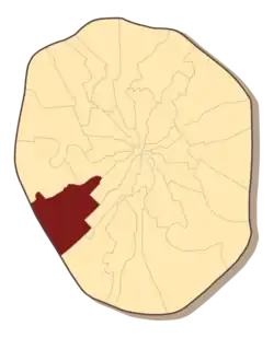 Гагаринский район на карте 1978 года