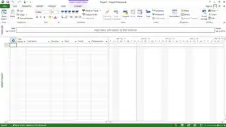 Скриншот программы Microsoft Project
