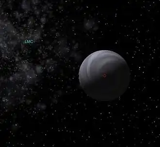 Планета μ Жертвенника d в представлении художника