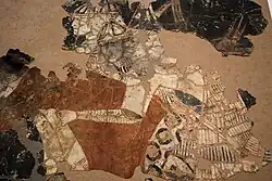 Изображение сцены битвы с распятием