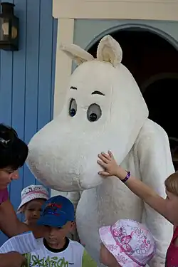 Муми-тролль в тематическом парке «Moomin World», Наантали.