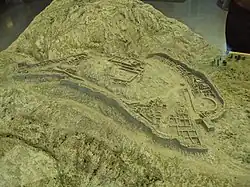 Микены, макет цитадели