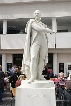 Статуя адмирала Эдварда Пеллью, Национальный морской музей (Великобритания)