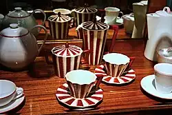 Набор посуды в стиле «чешского кубизма». Национальный музей в Праге