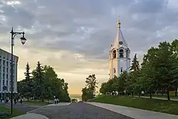 Восстановленная колокольня Спасо-Преображенского собора