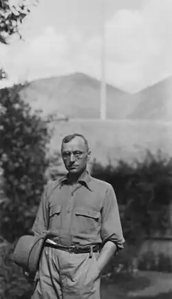 Г. Моргенстьерне во время полевых исследований в Читрале &nbsp;Пакистан