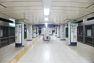 Платформа линии Намбоку