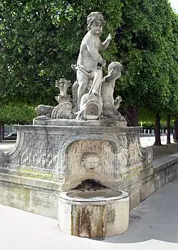 Фонтан на площади Карьер в Нанси