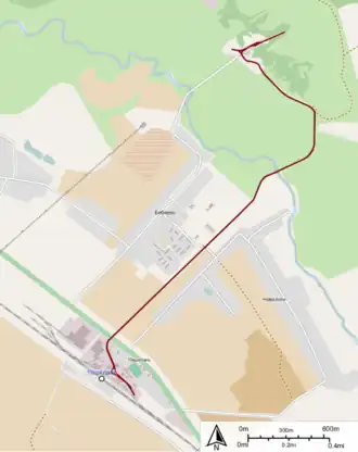 УЖД Пешеланского гипсового завода (interactive map)