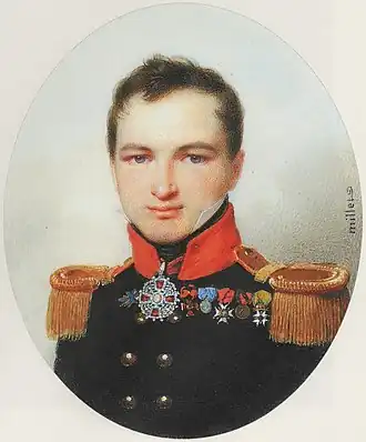 Портрет работы Фредерика Милле (1819)