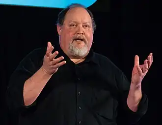 Нейтан Фелпс на конференции QED в Манчестере (Великобритания) в 2014 году