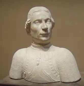 Бюст Асторре II Манфреди работы Мино да Фьезоле (1455, Национальная галерея искусства, Вашингтон