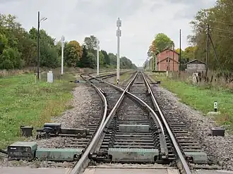 Вид на станцию Науене