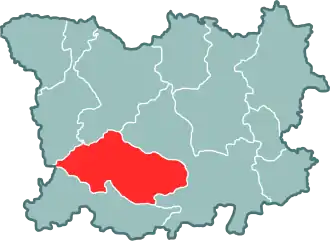 Новогрудское воеводство на карте