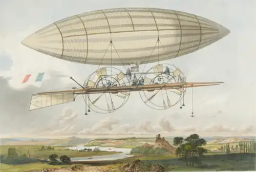 Дирижабль Эрнеста Базена, 1851