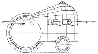 Чертёж «Черепахи» Навроцкого