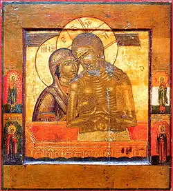 Не рыдай Мене, Мати. Икона. Конец XVIII — первая четверть XIX в.