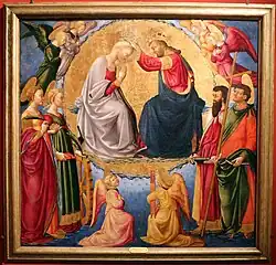 Нери ди Бичи. Коронование Девы. 1460—1461