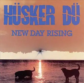 Обложка альбома Hüsker Dü «New Day Rising» (1985)