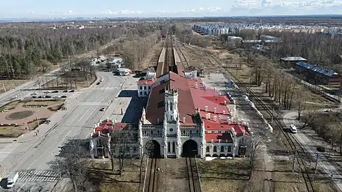 Общий вид станции с запада