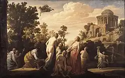 Меркурий и Герса. 1624. Дерево, масло. Маурицхёйс, Гаага