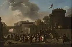 Храбрость и патриотизм французских солдат, заключенных в тюрьму, 1794