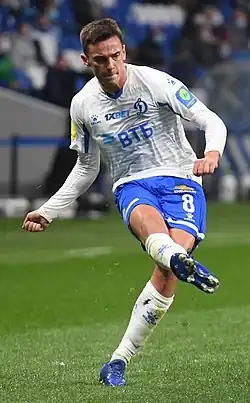 Моро в составе московского «Динамо» в 2020&nbsp;году