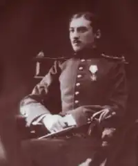 Поручик Шинкаренко с болгарским орденом «За храбрость» 4-й степени (1913/1914 год)