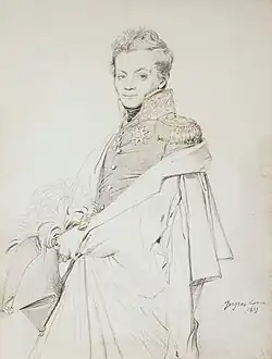 Энгр. Портрет Н. Ф. Хитрово. Эрмитаж