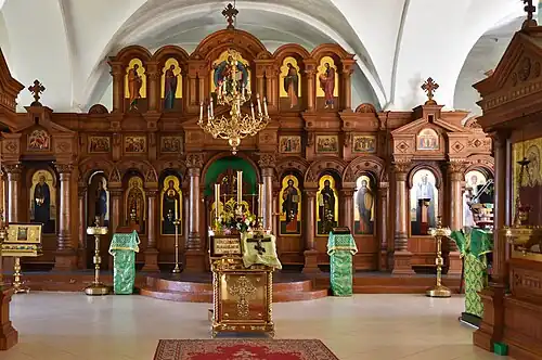 Современный иконостас собора