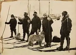 Парад перед лыжной гонкой