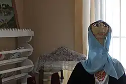 Элементы ногайского костюма в музее при сельском ДК