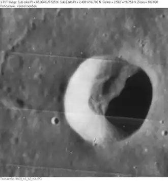 Снимок зонда Lunar Orbiter - IV.