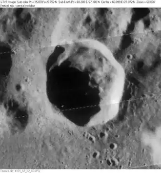 Снимок зонда Lunar Orbiter - IV